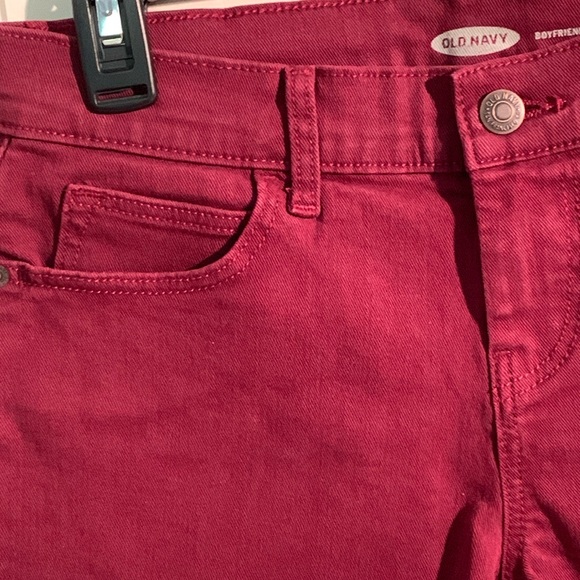 Old Navy Boyfriend Denim Shorts Raw Frayed Hem 🆕 - Picture 3 of 8